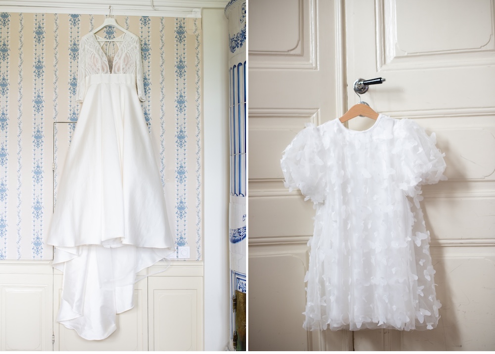 Brudklänning på Riddersviks Herrgård