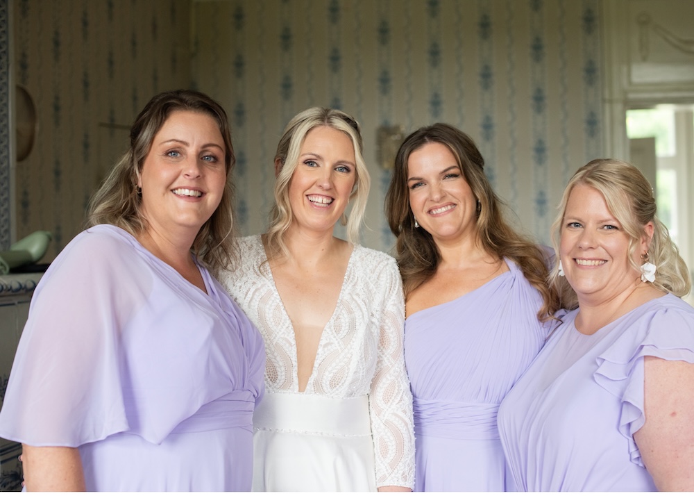 Brudtärnor Riddersviks Herrgård bröllopsfotograf Erika Aminoff