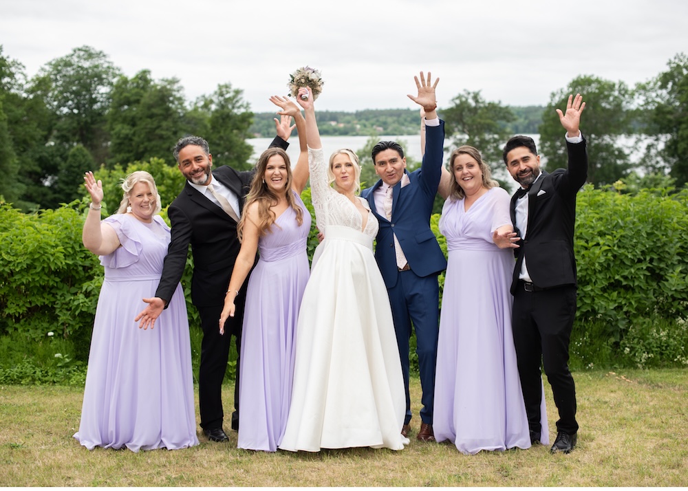 Brudfölje Bröllop på Riddersviks herrgård 